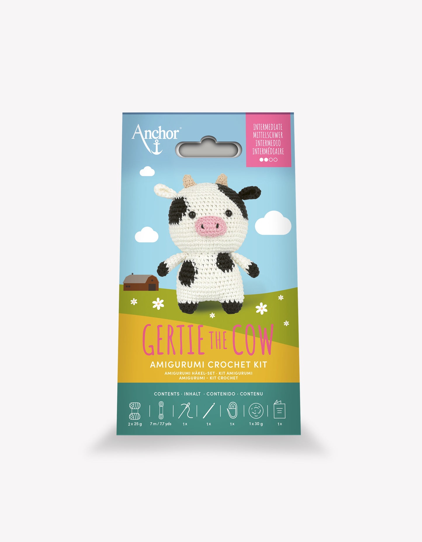Gertie the Cow Small Crochet