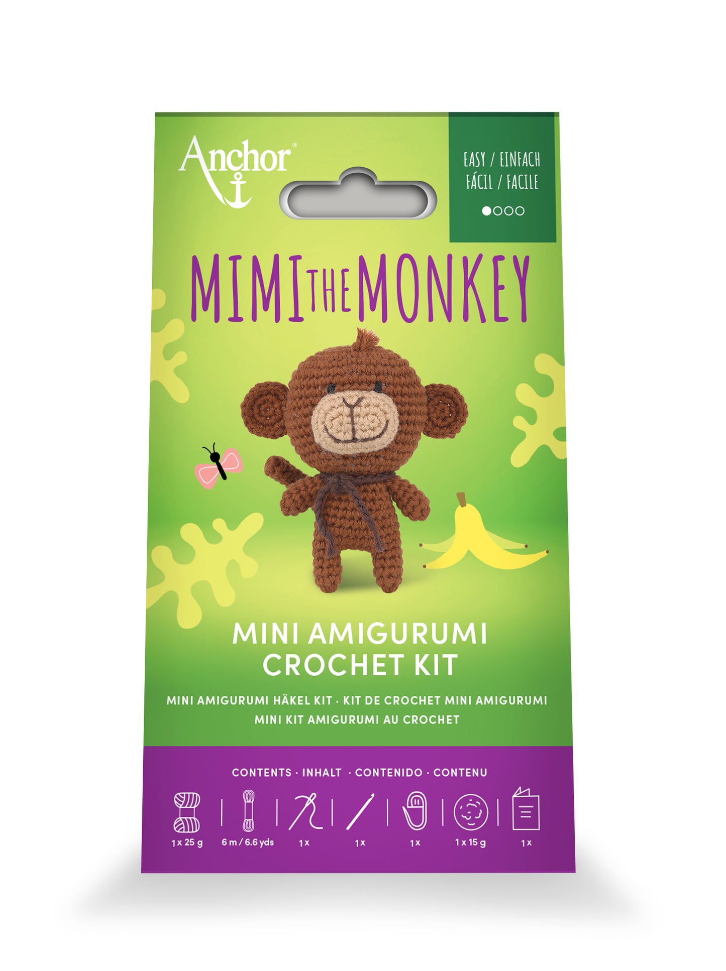 Mimi the Monkey Mini Crochet