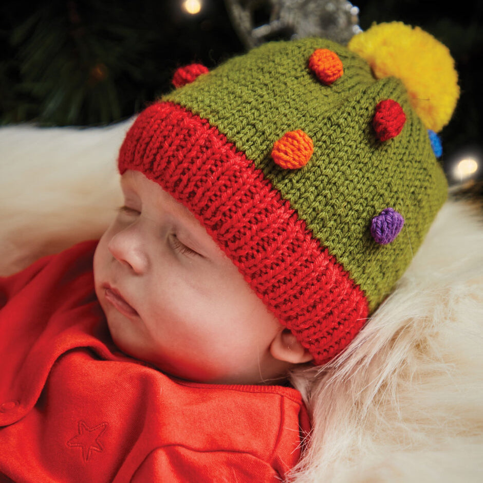 Sirdar 5498 - Baby Christmas Tree Hat - Downloadable PDF
