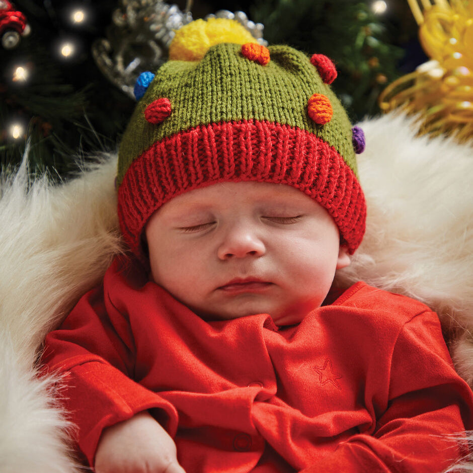 Sirdar 5498 - Baby Christmas Tree Hat - Downloadable PDF
