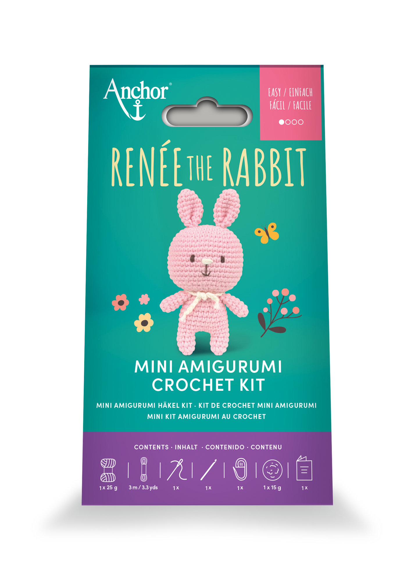 Renee the Rabbit Mini Crochet