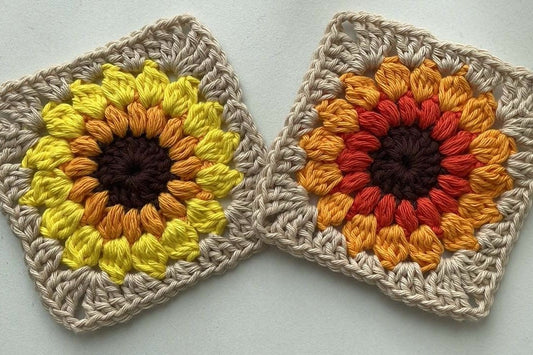 Sunflower Granny Square Workshop - Thur 19th March - 10.30am