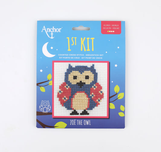Zoe the Owl Cross Stitch